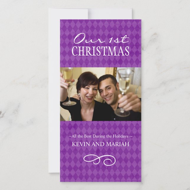 Nos premiers Cartes photos de Noël (Devant)