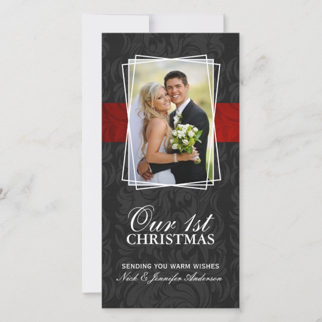 Nos premiers Cartes photos de Noël (4x8) (Devant)