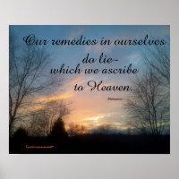 NOS RECOURS EN NOUS-MÊMES SHAKESPEARE POSTER