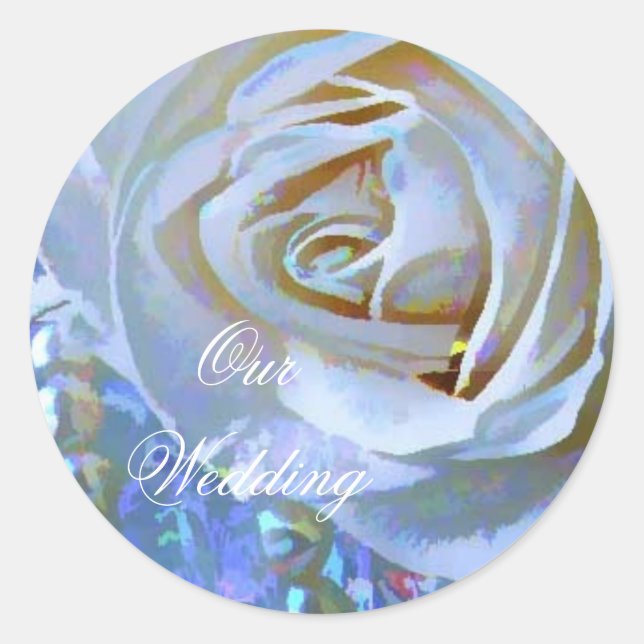 Nos Stickers Enveloppe Rose Mariage (Devant)