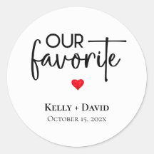 Nos Stickers favoris pour le mariage pour les sacs