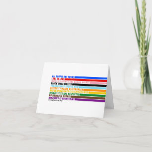 Nos Valeurs Sont Une Carte De Voeux