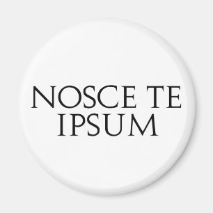Nosce Te Ipsum Magnet