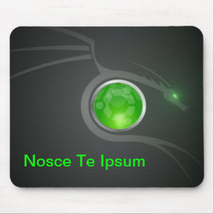 Nosce Te Ipsum Ubuntu Drache-Enthusiast mousepad