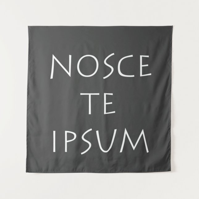Nosce the ipsum wandteppich (Vorderseite)