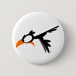 Nose-diving lil'birdie :) button Abzeichen