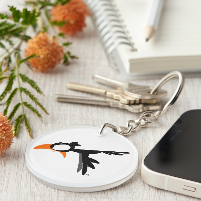 Nose diving lil'birdie :) Schlüsselanhänger (Vorderseite rechts)