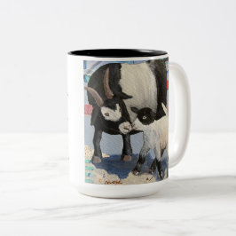 Nose Kiss 4 Mama Tasse - Liebe Ziegen mit jeder Ta