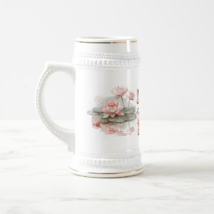 Nosegrey Lotus Teich Bierglas
