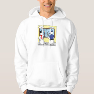 Noseless Snowman Bunny Suspting Geschenke & T-Shir Hoodie