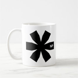 Nosetouch Press Asterisk 11 oz Classic White Tasse