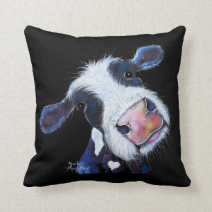 NoSeY CoW ' BeRTHa BeeTRooT ' BY SHiRLeY MacARTHuR Kissen