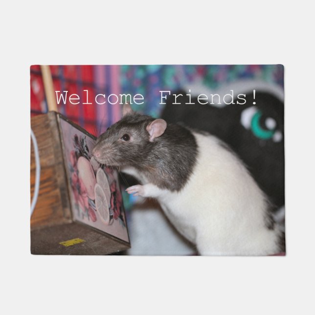 Nosey rat fußmatte (Vorderseite)