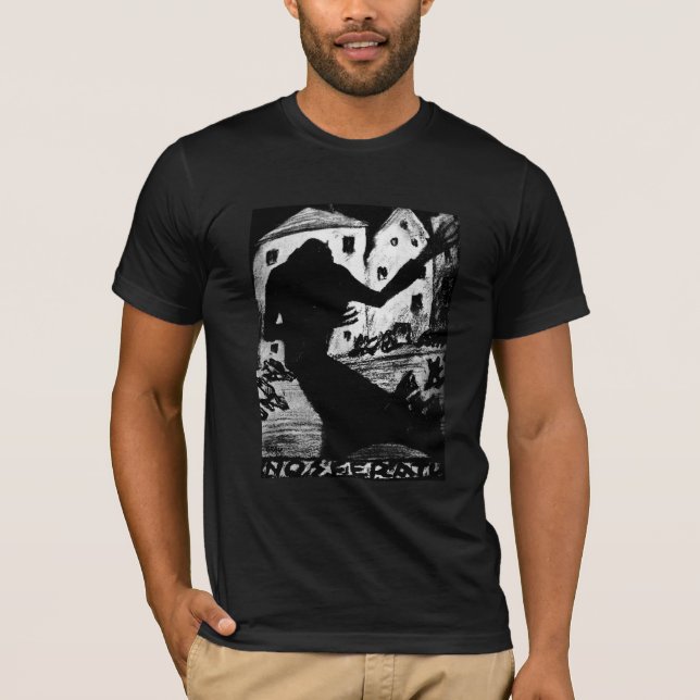 Nosferatu Albin Grau Kunst T-Shirt (Vorderseite)
