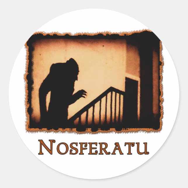 Nosferatu Beängstigend Vampire Products Runder Aufkleber (Vorderseite)