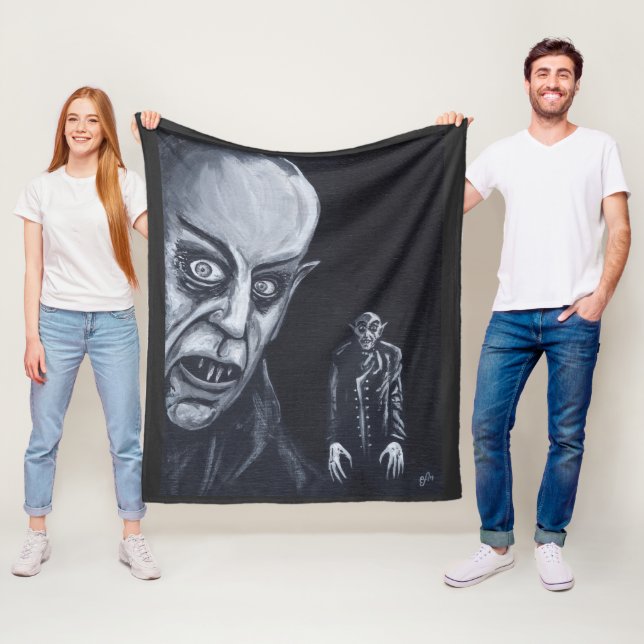 Nosferatu Fleecedecke (Beispiel)