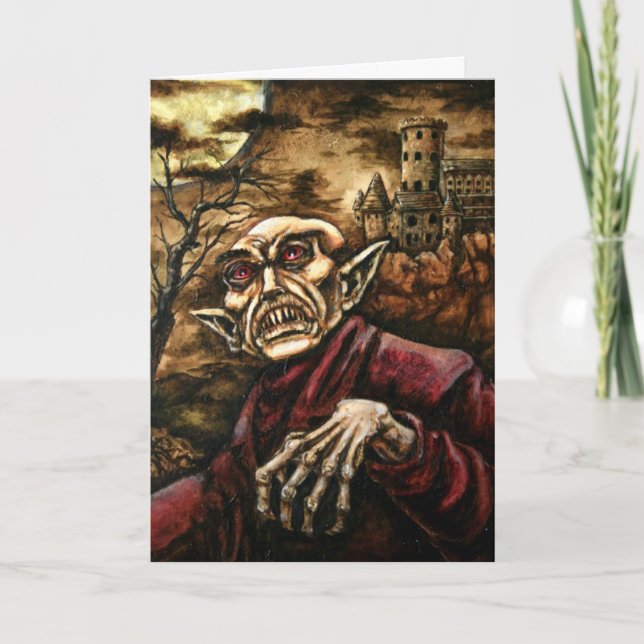 Nosferatu Halloween Card Karte (Vorderseite)