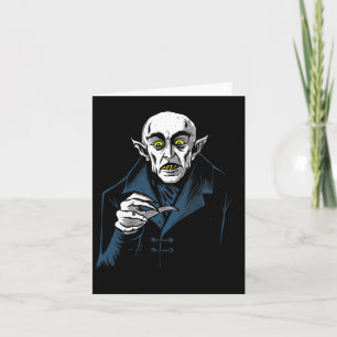 Nosferatu Halloween Vampire Horror Dracula Karte