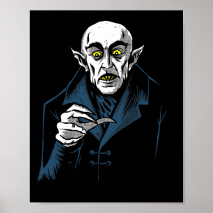 Nosferatu Halloween Vampire Horror Dracula Poster