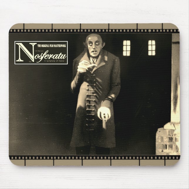 Nosferatu Horror Film Mousepad (Vorne)