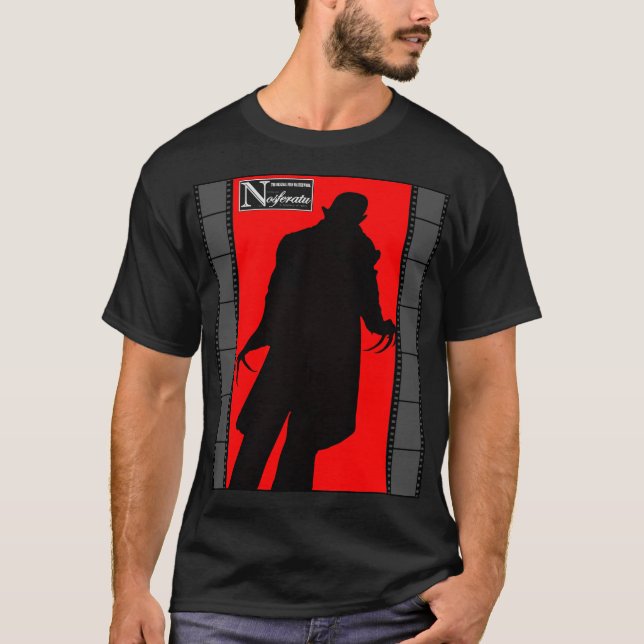 Nosferatu Horror T-Shirt Schatten (Vorderseite)