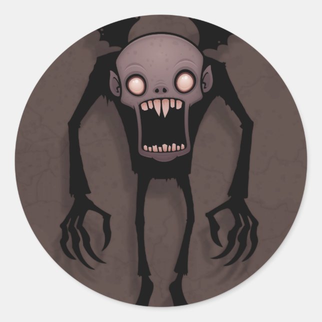 Nosferatu Runder Aufkleber (Vorderseite)