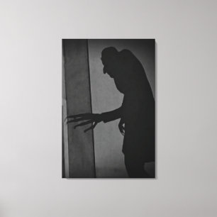 Nosferatu Schatten-Film noch Leinwanddruck