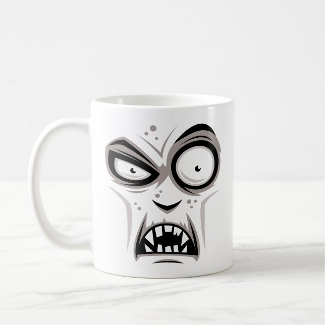 Nosferatu Vampire Face Kaffeetasse (Links)