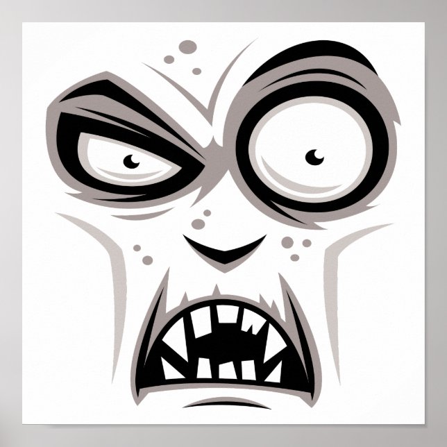 Nosferatu Vampire Face Poster (Vorne)