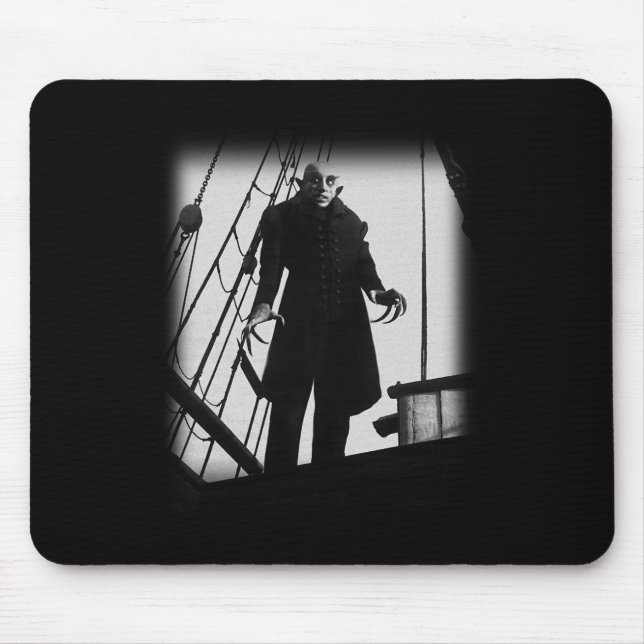 Nosferatu Vampire Horror Dracula Vlad Tepes Poste Mousepad (Vorne)