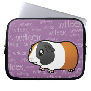 Nosiy Meerschweinchen (glattes Haar) Laptopschutzhülle