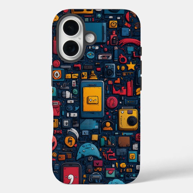Nostalgia Dump Grafitti Phone Case (Rückseite)