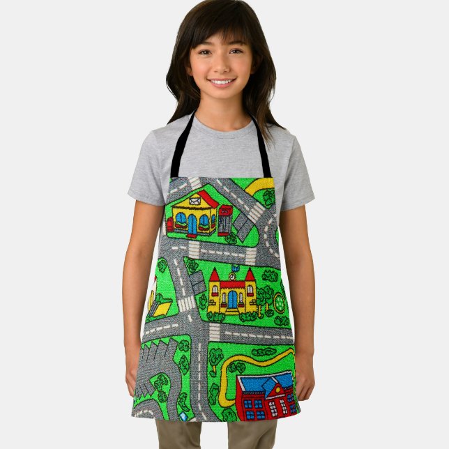 Nostalgia Race Track Retro Car Road Map der 90er J Schürze (Insitu)