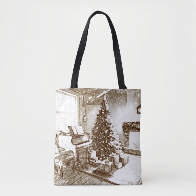 Nostalgic Christmas Home for Xmas Shopping Tasche (Vorderseite)