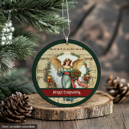 Nostalgic Christmas Ornament Vintage Angel Accent