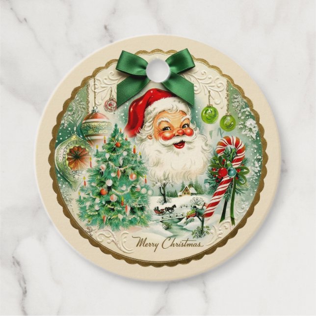 Nostalgic Kitschmas  Geschenkanhänger (Vorderseite)