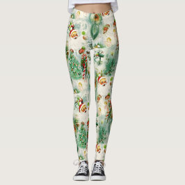 Nostalgic Kitschmas  Leggings