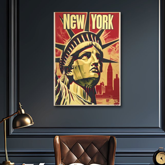 Nostalgic New York Travel Poster (Von Creator hochgeladen)