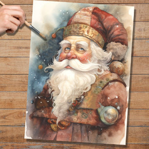 Nostalgic Santa 2 Decoupage Paper Seidenpapier