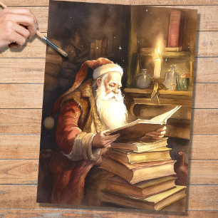 Nostalgic Santa 5 Decoupage Paper Seidenpapier