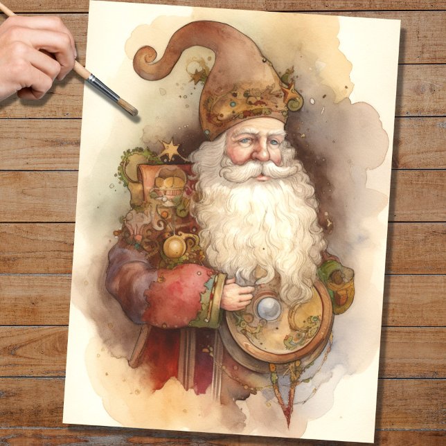 Nostalgic Santa 6 Decoupage Paper Seidenpapier (Von Creator hochgeladen)