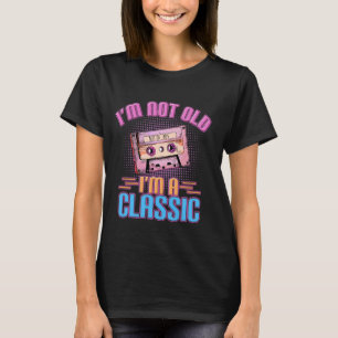 Nostalgie Cassette 90er bin ich nicht alt ich bin T-Shirt