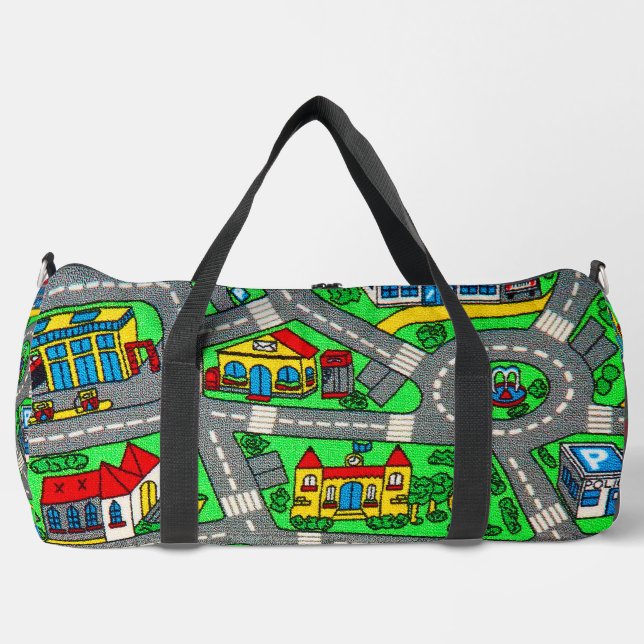 Nostalgie der 90er Jahre, Straßennostalgie Duffle Bag (Vorderseite)