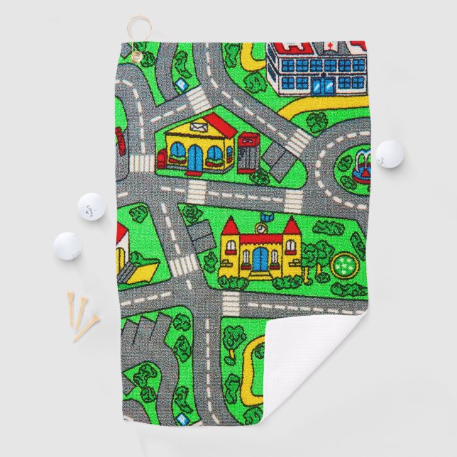 Nostalgie der 90er Jahre, Straßennostalgie Golfhandtuch (Insitu)
