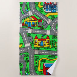 Nostalgie der 90er Jahre, Straßennostalgie Strandtuch