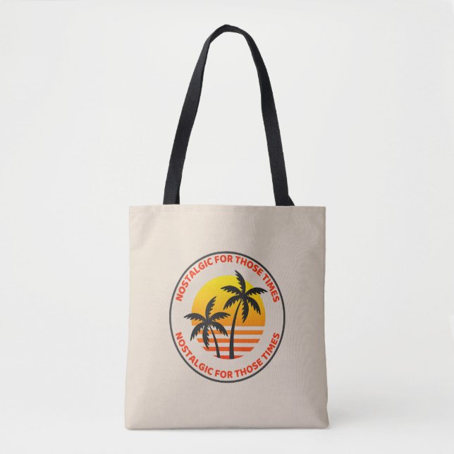 Nostalgie für diese Zeiten Tasche (Vorderseite)