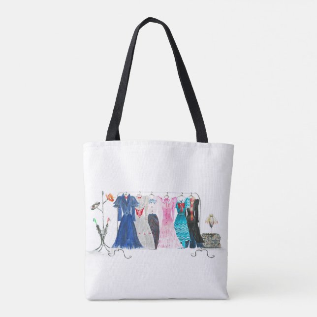 Nostalgie-Kostüm Marys Poppins Tasche (Rückseite)