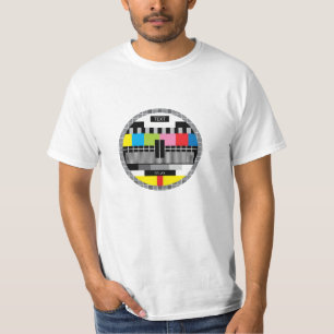 Nostalgie Retro TV Monoskope No Signal Sign T-Shirt