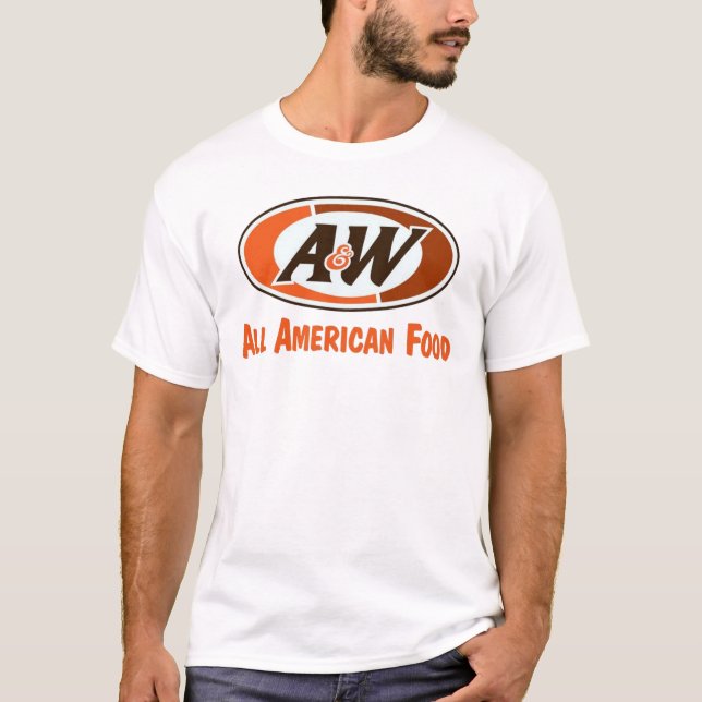 Nostalgie-T-Shirt das A&W der Männer T-Shirt (Vorderseite)