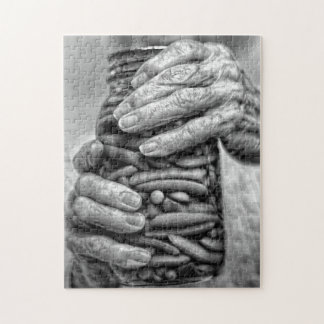 Nostalgique Noir et Blanc Puzzle